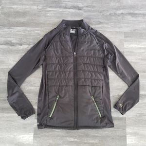 Black Dri-Power Russell Athletic Puffer Zip Up